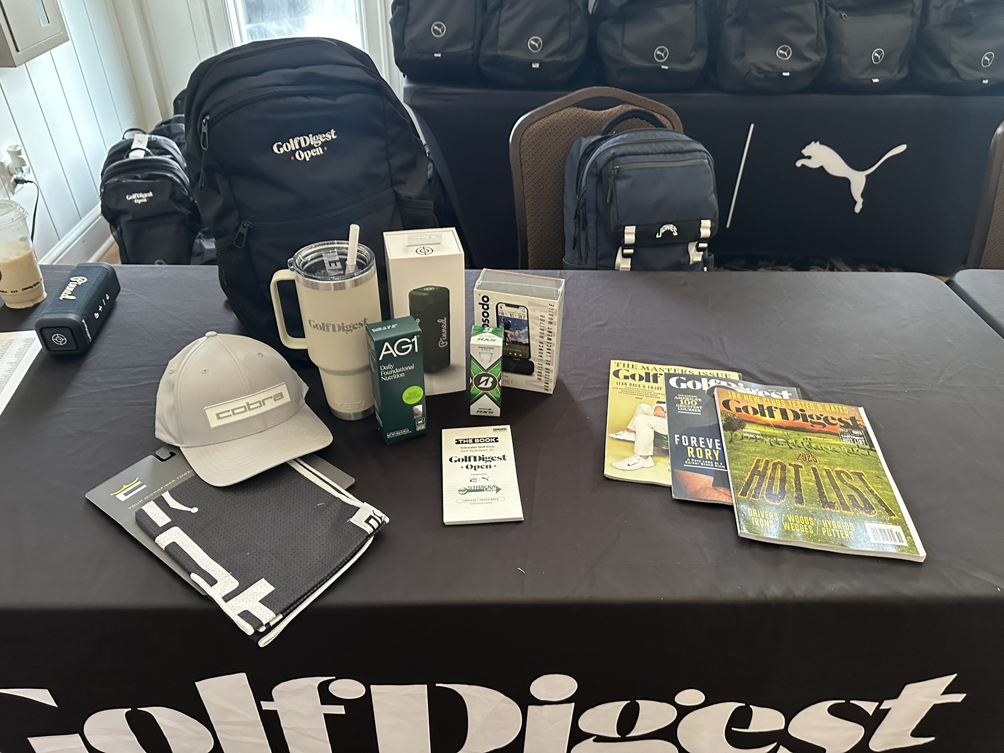 prizes from the Golf Digest Open held at Tidewater on June 20, 2025